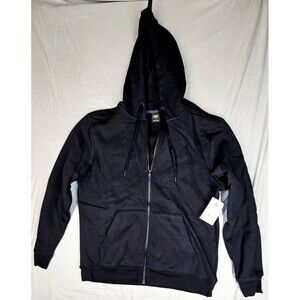 Athletic Works black zip up Hoodie size large with tags